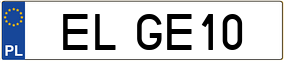 Truck License Plate